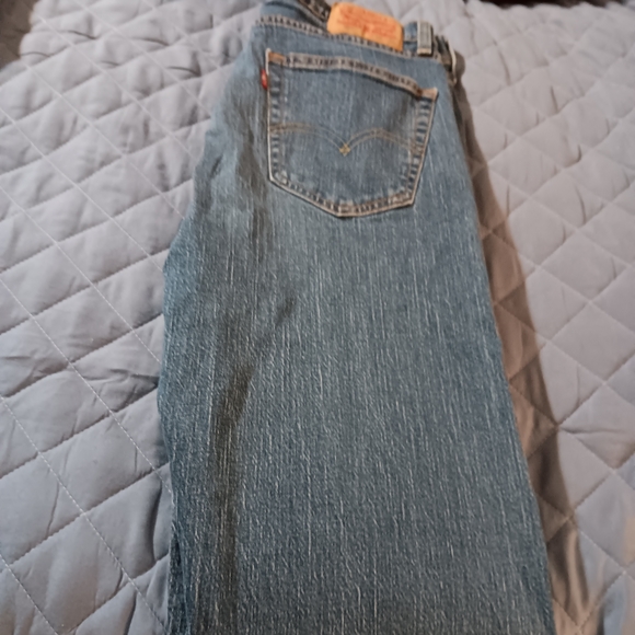 Levi's Men's Straight Leg Blue Jeans - Picture 5 of 5